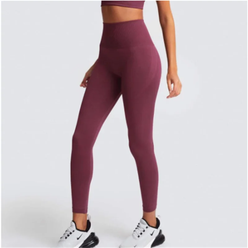 

Fitness High Waist Legging Tummy Control Seamless Energy Gymwear Workout Running Activewear Pants Hip Lifting Trainning Wear