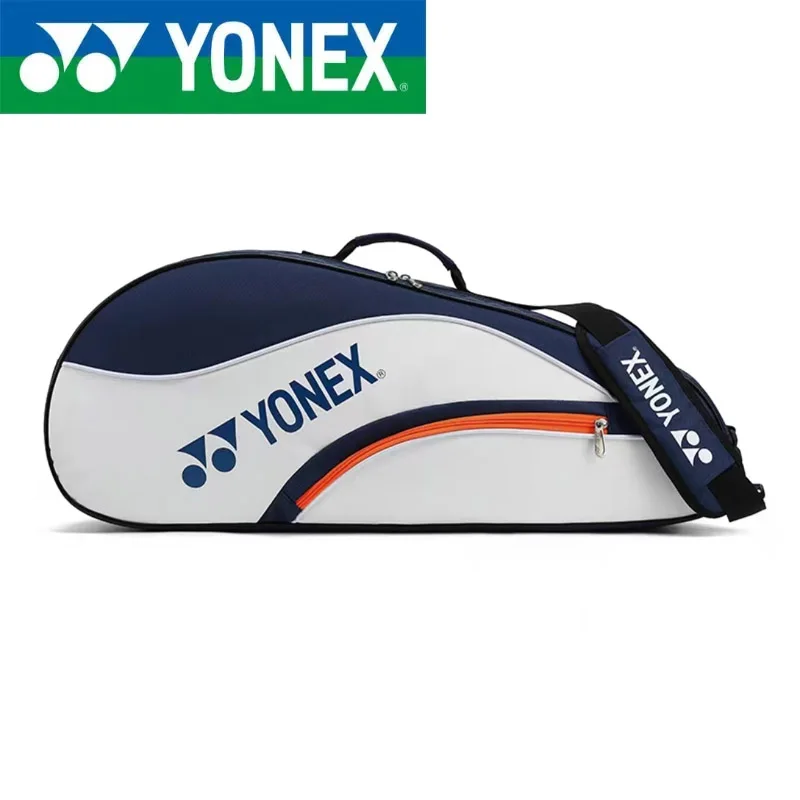YONEX 2022 전문 요넥스 라켓 가방, 배드민턴 라켓 4 개까지 수납 가능, 스포츠 핸드백, 신발 수납 공간 포함 