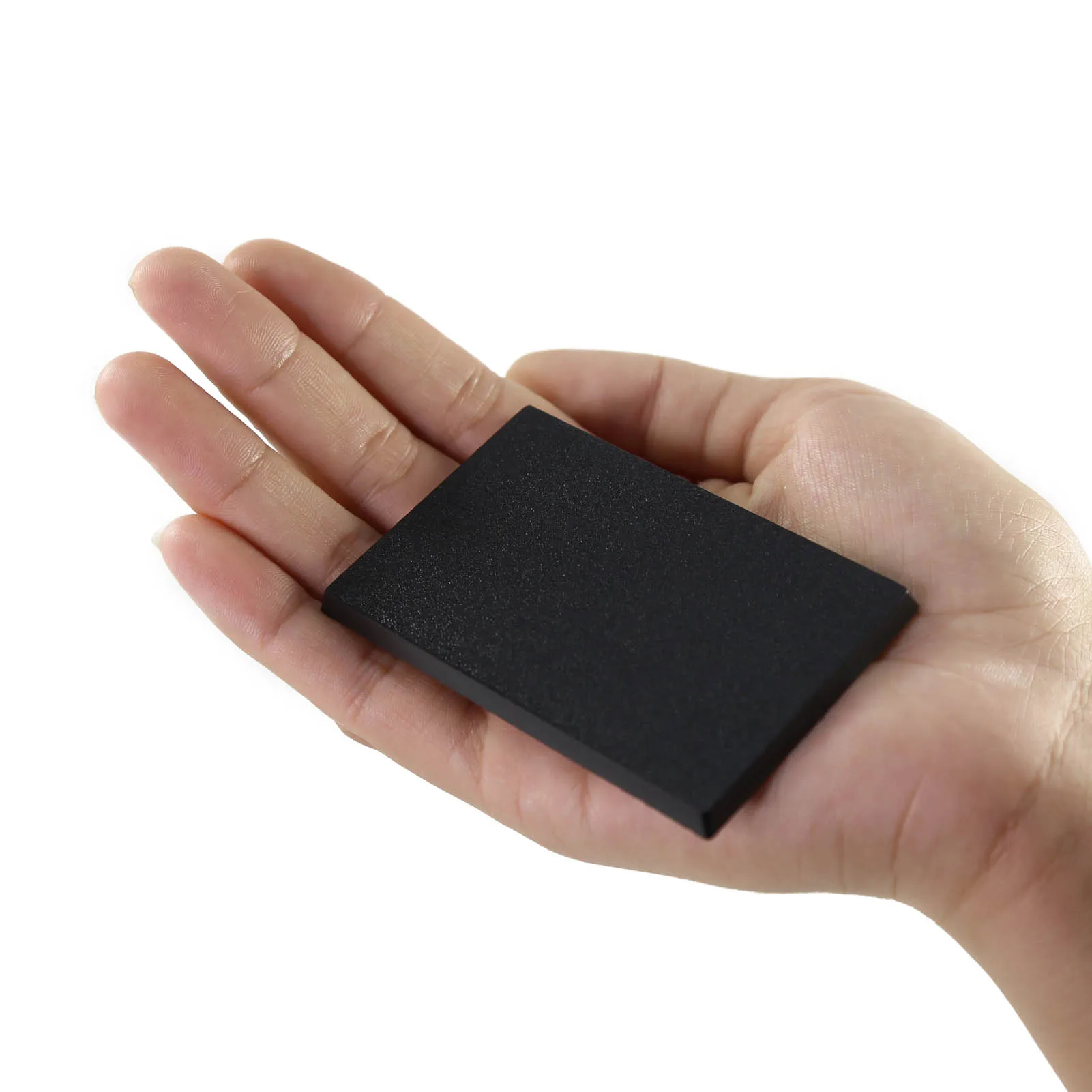 Enhanced Rectangle Bases Black for Wargames and Military Dioramas