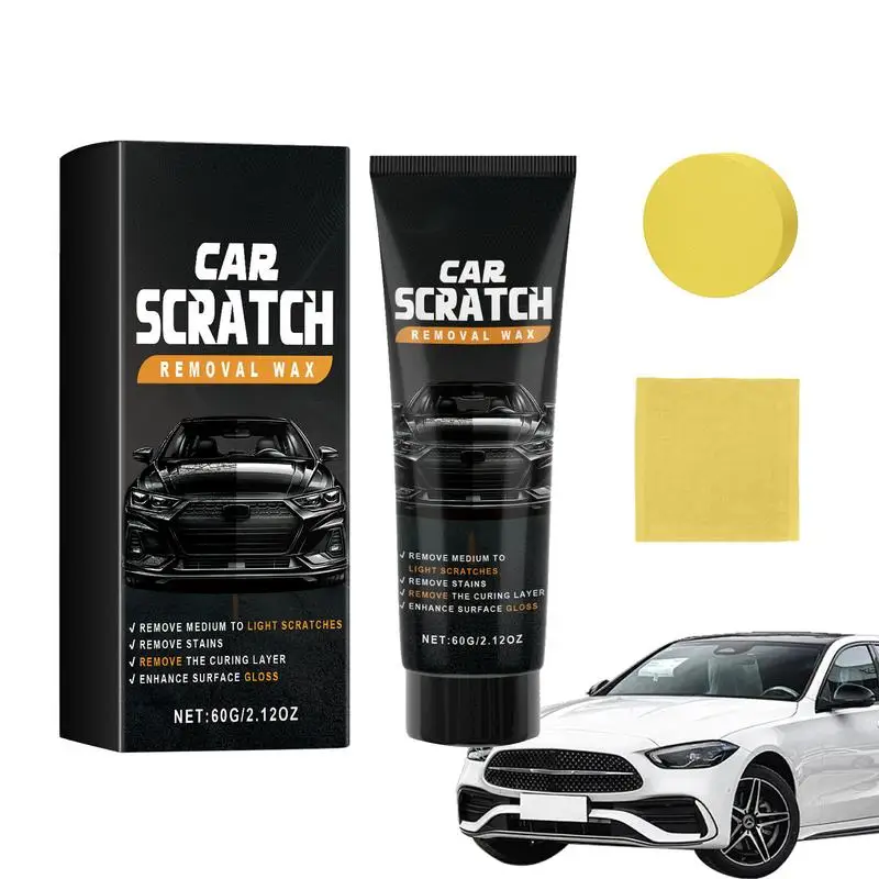 

60g Car Scratch Remover Multifunctional Automotive Body Scratch Repair Paste Effective Paint Care Polishing Wax Cars Maintenance