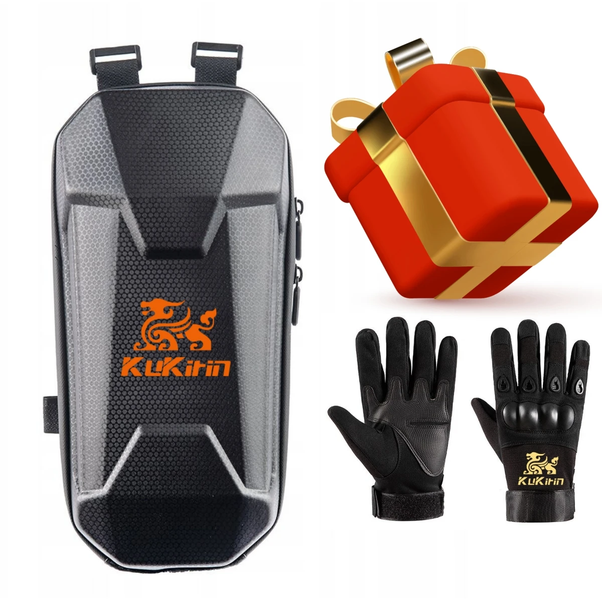 Kukirin Elektroroller-Tasche 2L Modisches Design Wasserdichte Lenkertasche mit Winddichten Fahrhandschuhen – Detail 3
