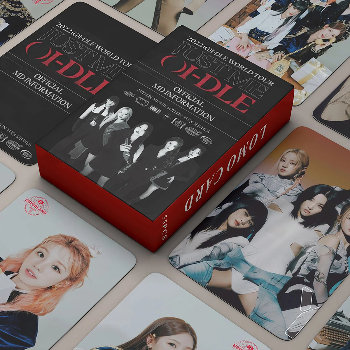 

55pcs/set Kpop GIDLE Postcards I FEEL QUEEN Lomo Cards (G)I-DLE Album Girls I Burn Photo Card Postcard Fans Gift 2023