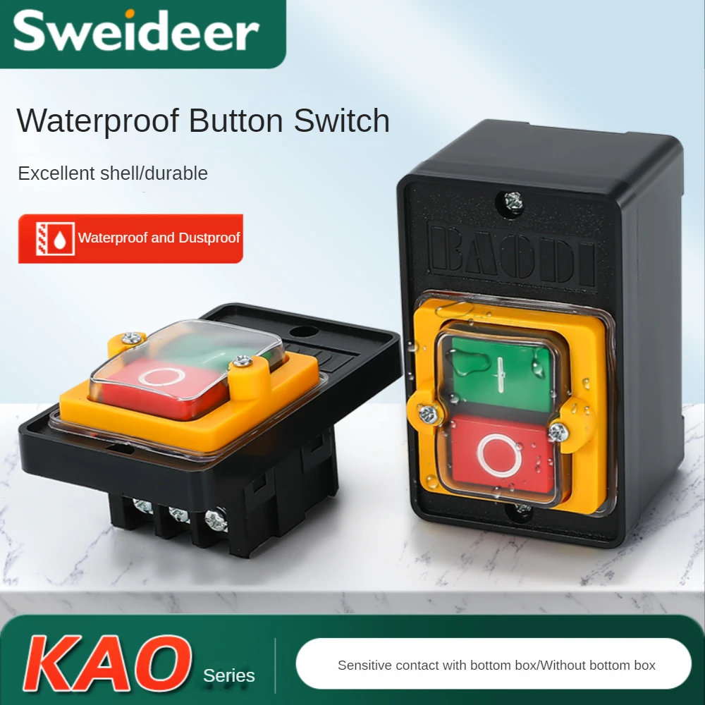 押しボタンスイッチKAO-5H KAO-5M 10a 380v,切断機用,ベンチ