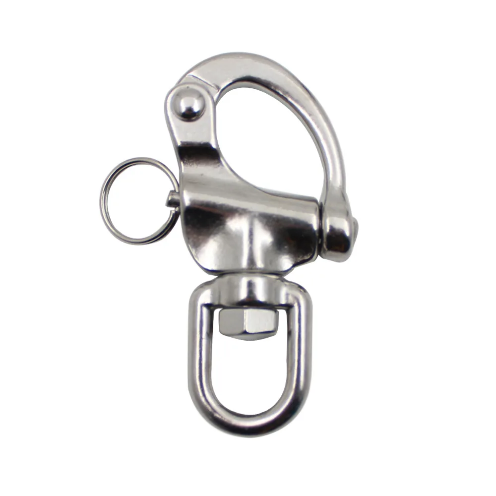Stainless Steel 316 Ring Rotating Spring Release Buckle