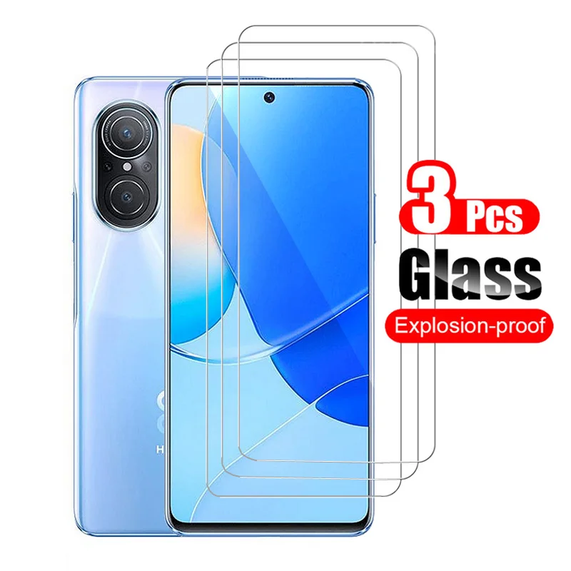 

3 шт. закаленное стекло для Huawei Nova 9 SE, Защитная пленка для экрана на Nova9 SE 6,78 дюйма, Защитная пленка для дисплея 9H Clear