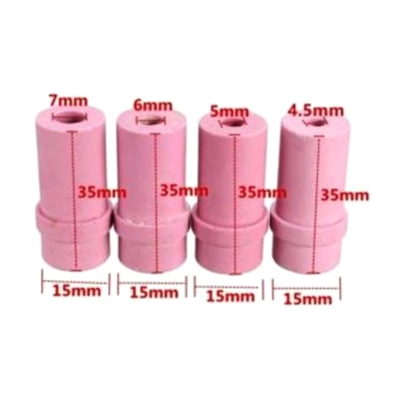 Lot De 10 Buses Céramique Pour Sableuse - Haute Résistance à L'usure - Diamètres 4,5/5/6/7 Mm