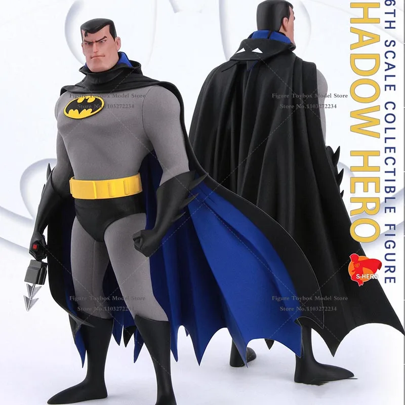 S-HERO SH006 1/6 Shadow Hero Movable Action Figure Anime Batman