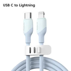 High - Speed USB C to Lightning Fast Charging Cable - MFi Certified 30W PD Charger - 1m (C to Lightning Blue)
