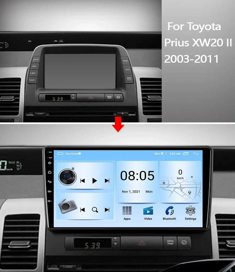 トヨタ プリウス NHW 20 Androidナビ 内装 Bluetooth トヨタ プリウス NHW 20 Androidナビ 内装 Bluetooth - メルカリ