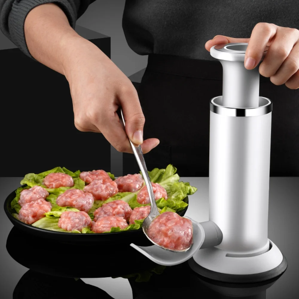 Manual Sausage Filling Machine Meat Stuffer Filler Making Kit Sausage Machine Homemade Meatball Maker Kitchen Tools Supplies sausage stuffer meatball maker