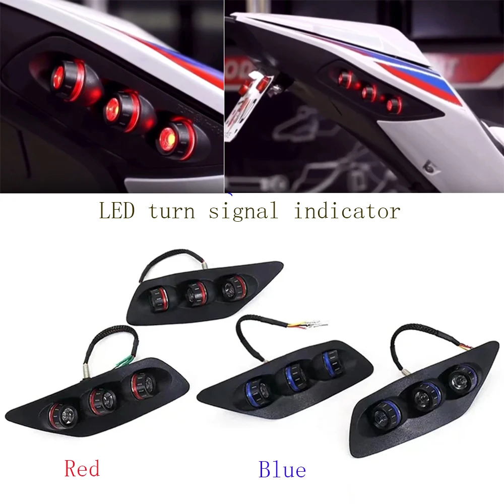 

For BMW S1000RR S1000 RR s1000rr 2019-2022 New rear lights Motorcycle LED turn signal indicator Direction flash taillight