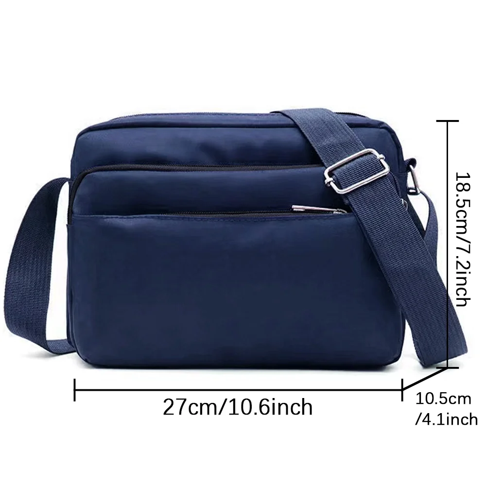 PANAM ユニセックス 707 スモールクロスバッグ 0147 3colors Large Capacity Travel and Commuting Storage Blue Bag Rose