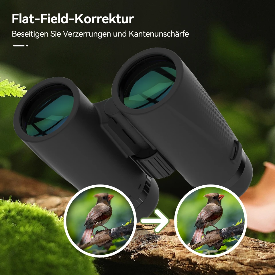 SVBONY SA205 8x42 ED Flachfeld-Fernglas, IP67 wasserdicht und Bk-4-Prisma – Detail 12