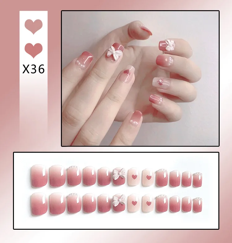 X36 Press On Nails