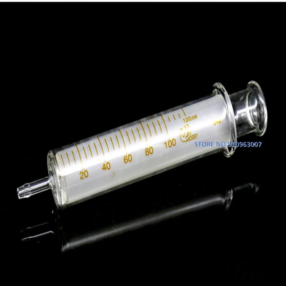 All size 1ml to 100ml Lab Disposable Glass  syringe Glass Liquid Syringe transfer pipette without Needle