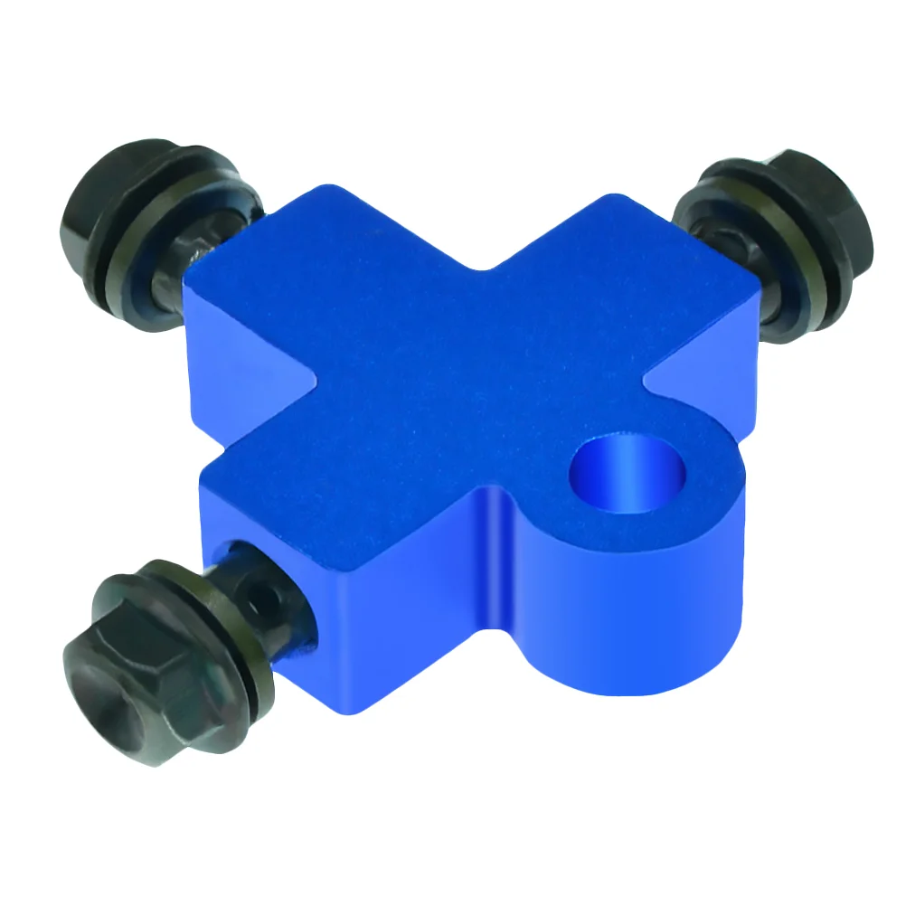 

Oil Pipe Tee Joint Brake Bracket Fuel Sucking Adapter Motorcycle Kickstand Male Parts Aluminum Alloy