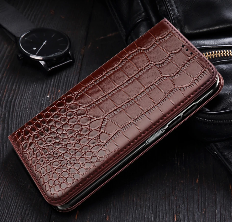 Leather Flip Wallet Phone Case - Shockproof Cover