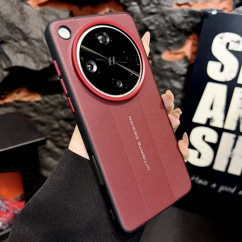 Luxury Textured Red Camera Frame Case - Ultimate Design Protective Cover