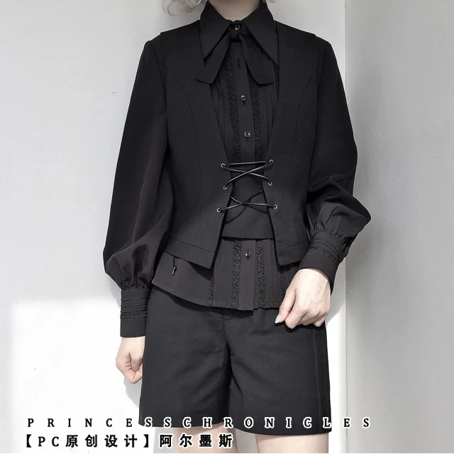 

XS-6XL 2024 New Men Women Clothing Hair Stylist GD Fashion Retro Middle Ages Elegant Gothic Handsome Vest Plus Size Costumes