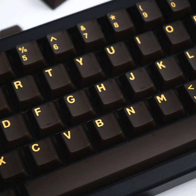 キーボード GMK black and gold base kit + addons GMK Black & Gold ABS Keycaps – Divinikey
