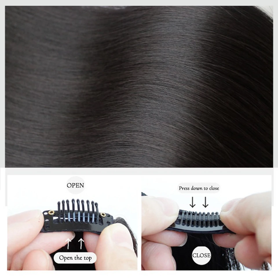 Synthetic Curly Wavy Hair Extension Wig for Women