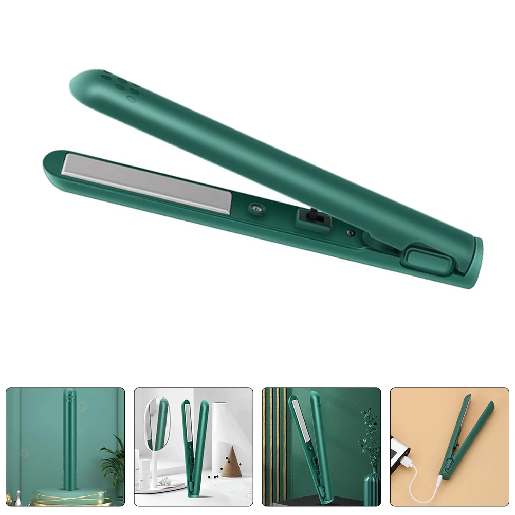 

Mini Splint Curling Wand Hair Curlers Women Straightener for Girls Dual Purpose Low Power