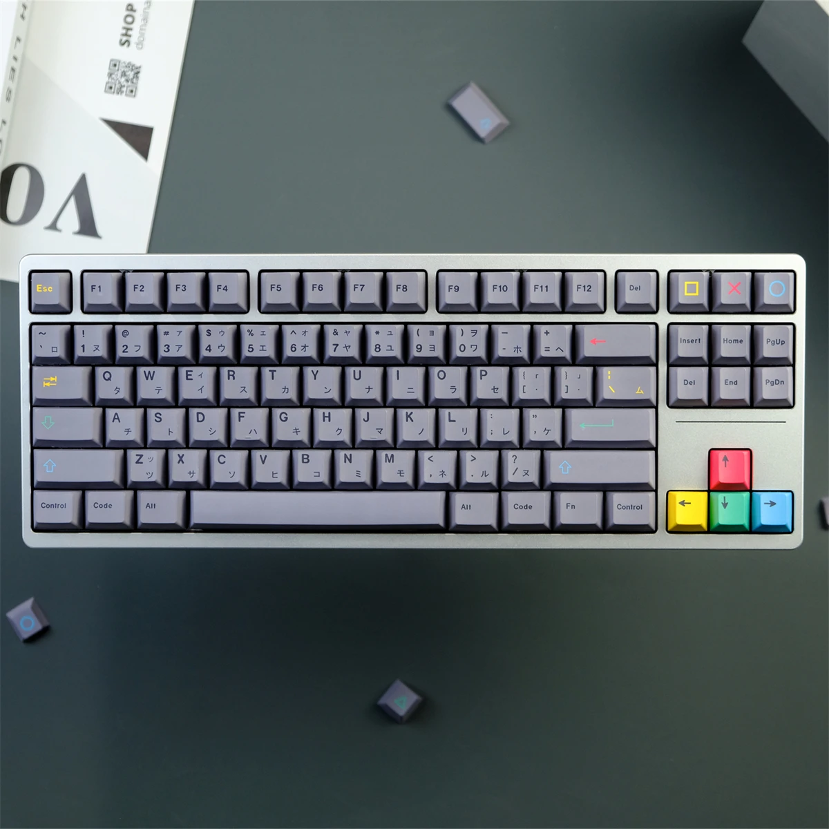 Gmk dualshotキーボードキャップ,昇華型印刷,129キー,Pbt,361,64,68,84 