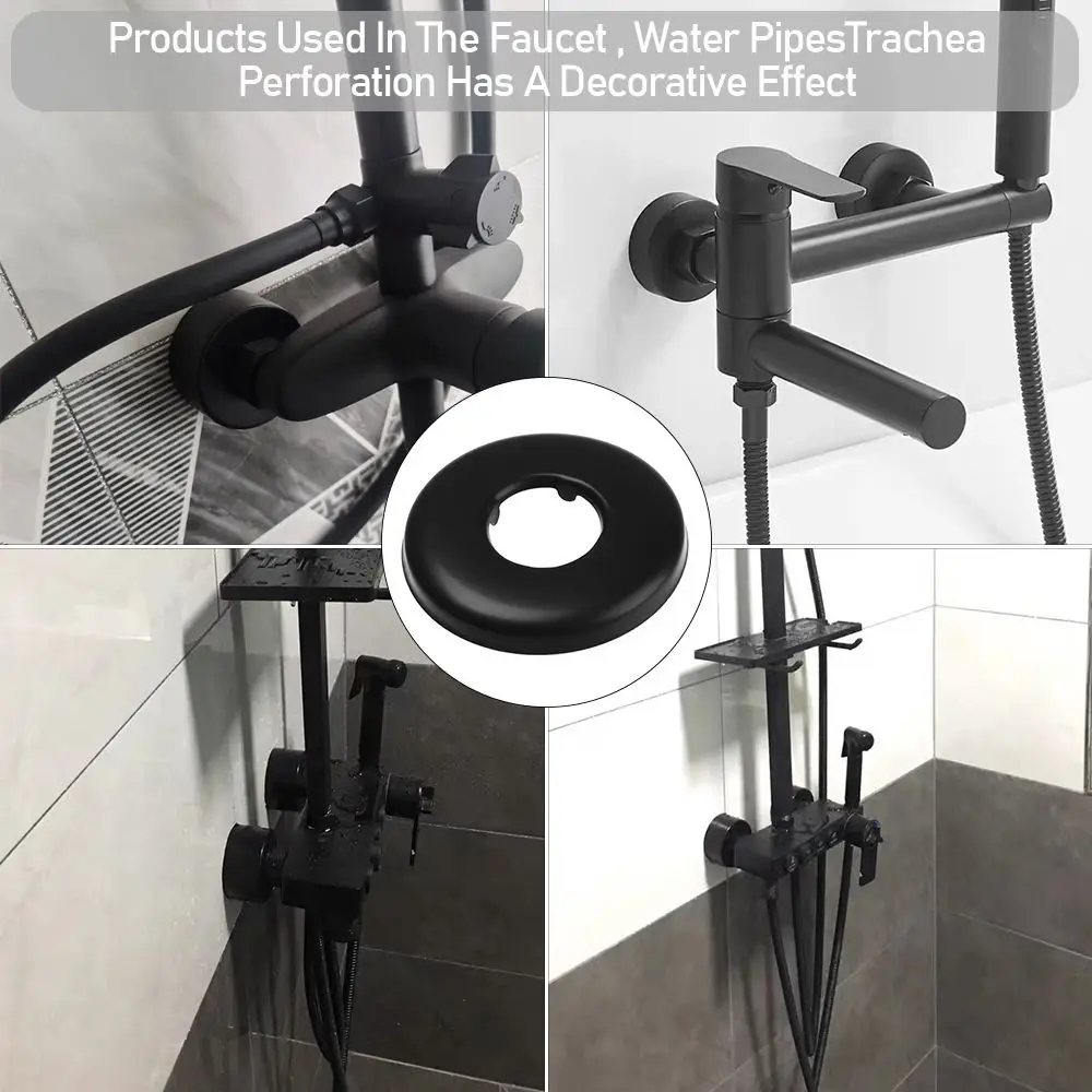 

Kitchen Flange Cover Wall Flange Stainless Steel Faucet Accessories Pipe Wall Covers Faucet Decorative Cover Faucet Decor