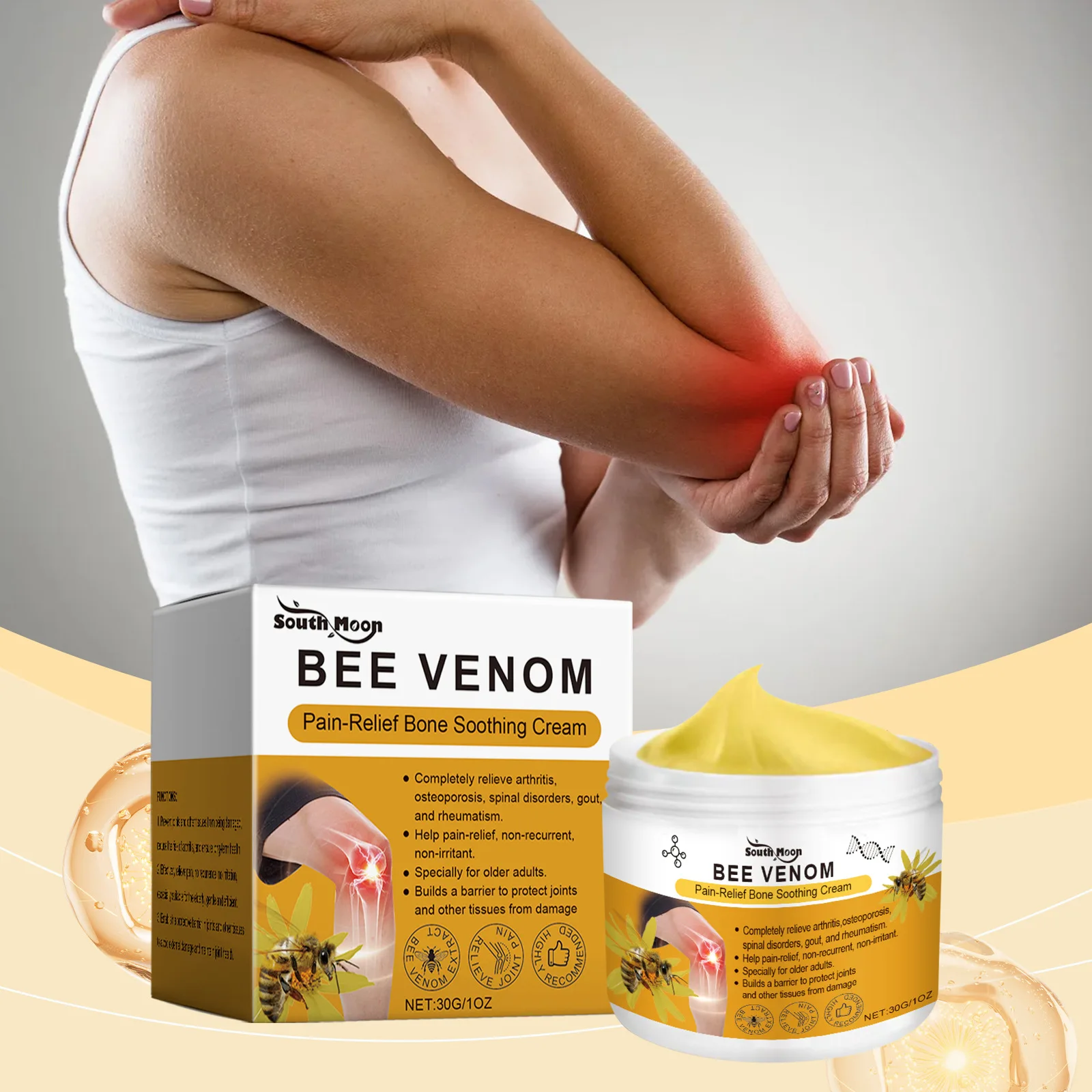 Pain Relief Cream Knee Pain Relief Cream Bee Venom Pain Relief Cream