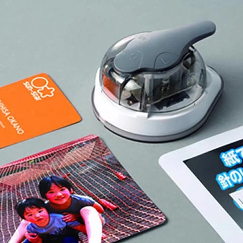3 In 1 Corner Rounder Mini Corner Trimmer Punch R4/R7/R10mm Round DIY Paper Card Photo Planner Cutting Supplies paper cutter paper punch paper craft punch corner cutter corner punch fillet cutting tool bevel cutter