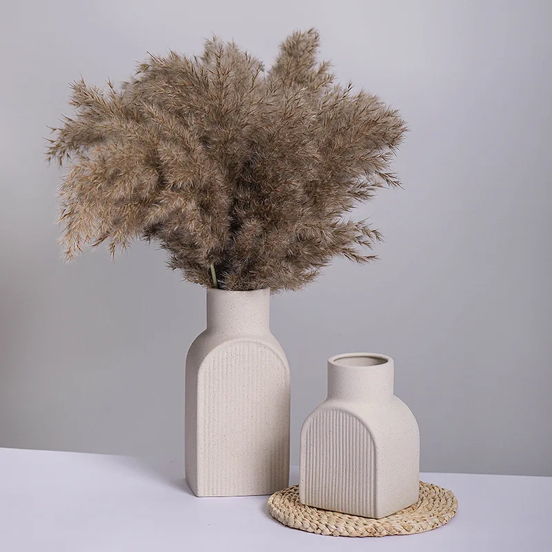 

Creative White Retro Spotted Ceramic Home Accessories Vase Flower Arrangement Minimalist Hotel Home Decoration Ornaments