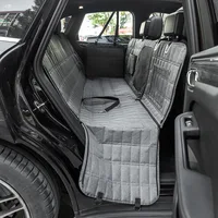 Dog Car Seat Cover Waterproof Pet Dog Carriers Travel Mat Hammock For Small Medium Large Dogs Car Rear Back Seat Safety Pad 1