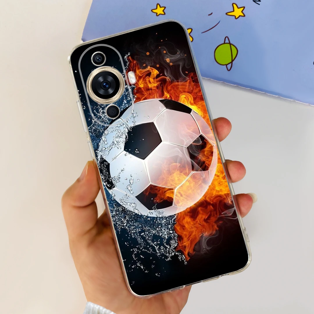 Cute Painted Clear Silicone Soft TPU Phone Case for Huawei Nova 11 Series