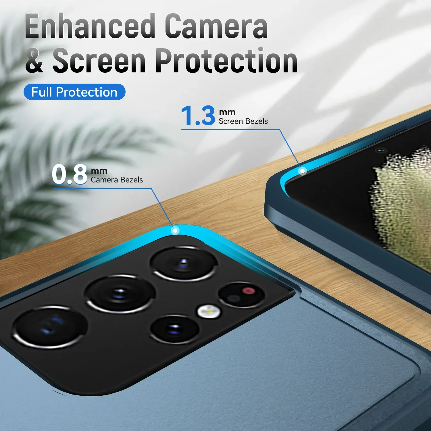 Rugged Shockproof Phone Case with Heavy Armor Protection
