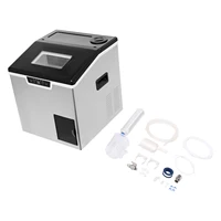 Machine à glace pilée 2 en 1 et Machine à glaçons 150-180W nettoyage automatique refroidi par Air affichage LCD fabricant de glaçons 6