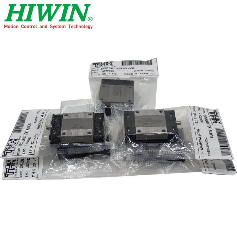 오리지널 THK SRS15M SRS15GM 블록 SRS15M1UU SRS15MUUC1 SRS15GMUU 선형 가이드 슬라이더, 스테인레스 스틸 미니 슬라이더