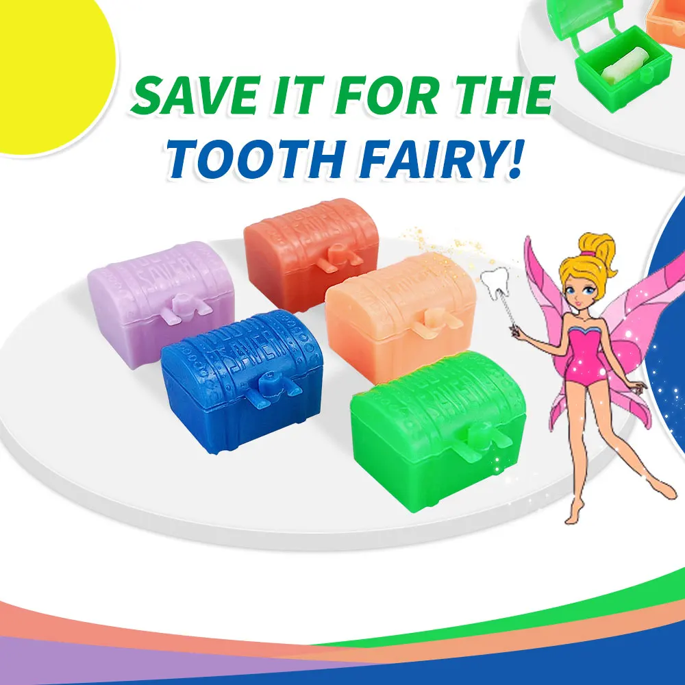 thumbnail image 2 of Wooden Tooth Box, Baby Milk Tooth Storage Box, Baby Teeth Box 2 of 13