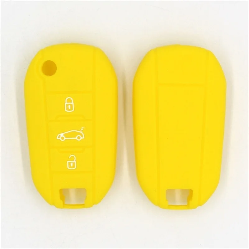 Silicone Car Key Case Cover For Citroen C4 Cactus C5 C3 C4l For