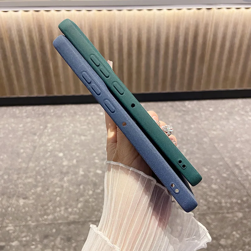 Ultra Thin Matte Rock Sand Shockproof Phone Case
