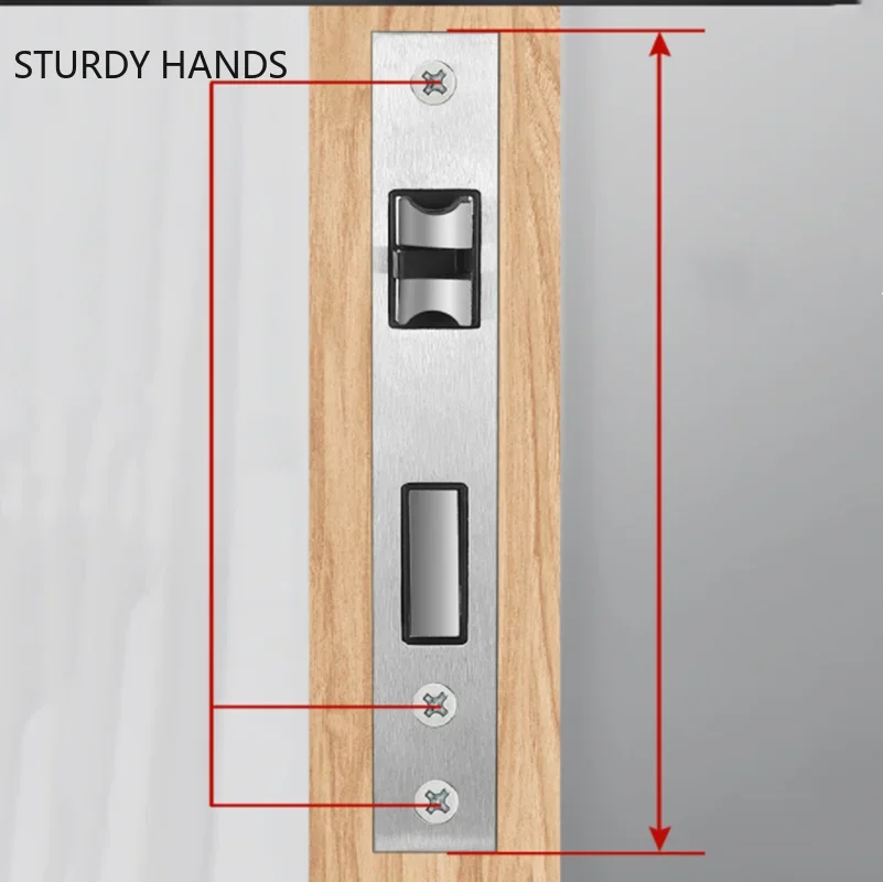 High Quality Stainless Steel Security Door Lock Body Silent Tongue Mechanical Lock Door Handle Replacement Spare Parts