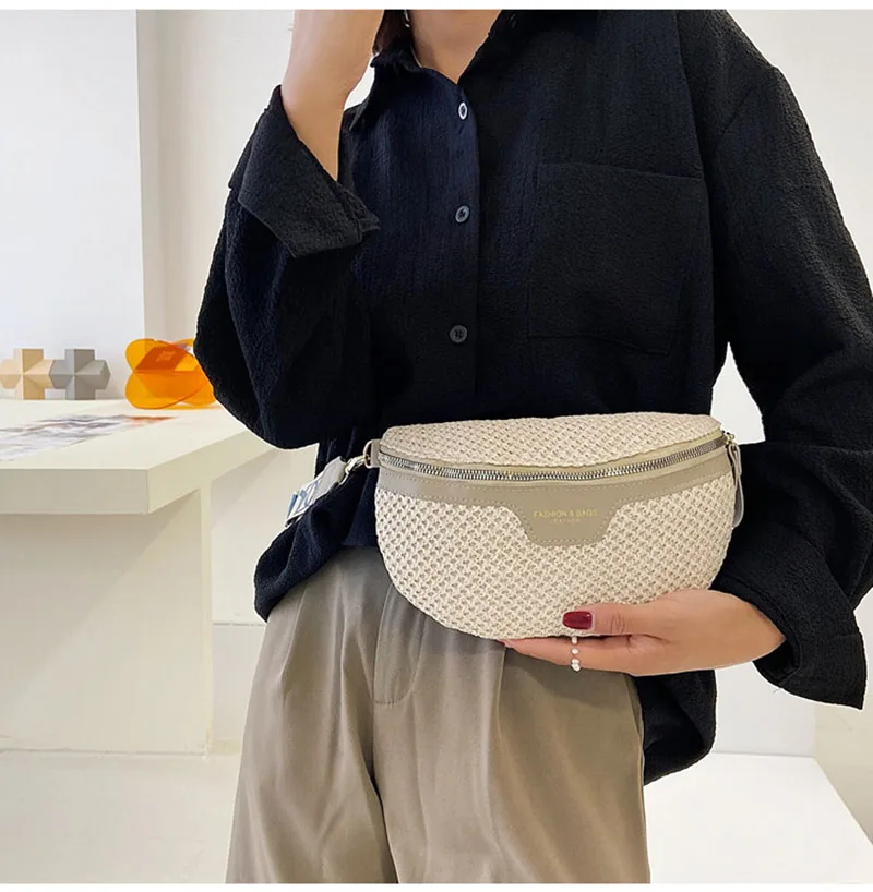 Women's Fashion Bags 2023 Female Belt Bag Thick Chain Waist Crocodile  Shoulder Replica Brands Designer Luxury Bag for Women Pack - AliExpress