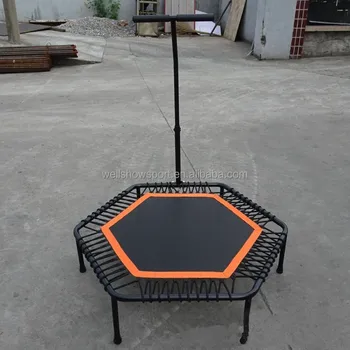 Wellshow Sport Trampoline with Adjustable Handle Bar Fitness Bungee Rebounder Jumping Cardio Trainer Workout for Adult 1