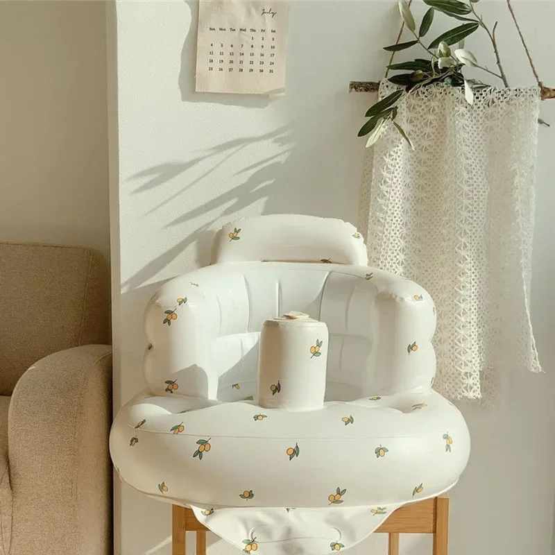 Home Children's Armchair Korean Popular Inflatable Photography Props Foldable Safety Learning Seat Children's Inflatable Sofa