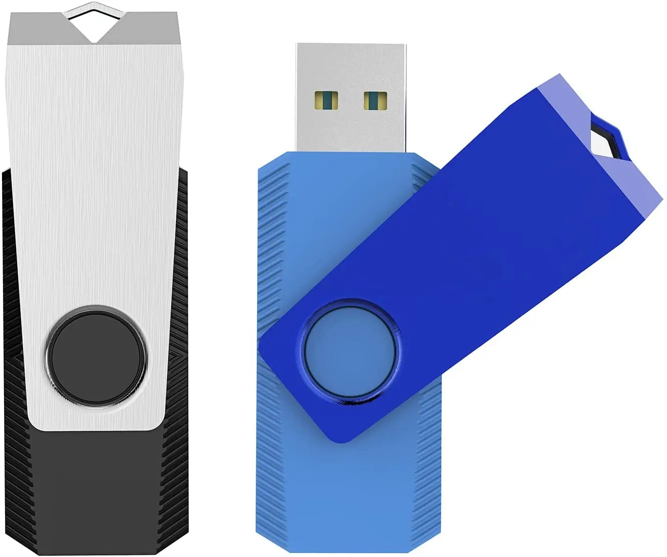 thumb drive for iphone TOPESEL 2Pack USB2.0 Flash Drive 32GB Thumb Drive 64GB USB Drive Memory Stick Jump Drive USB Stick,(Black Blue) thumb drive for iphone USB Flash Drives