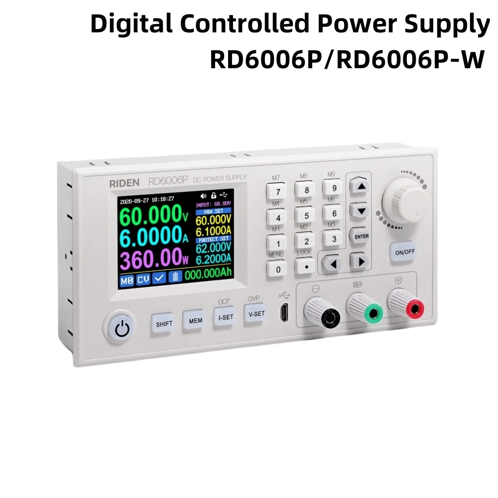 RDRD6006PRD6006PWUSBWiFiDCDCVoltageCurrentStepdownPowerSupplyMultimeterBuckAdjustableConverter60V6A-AliExpress