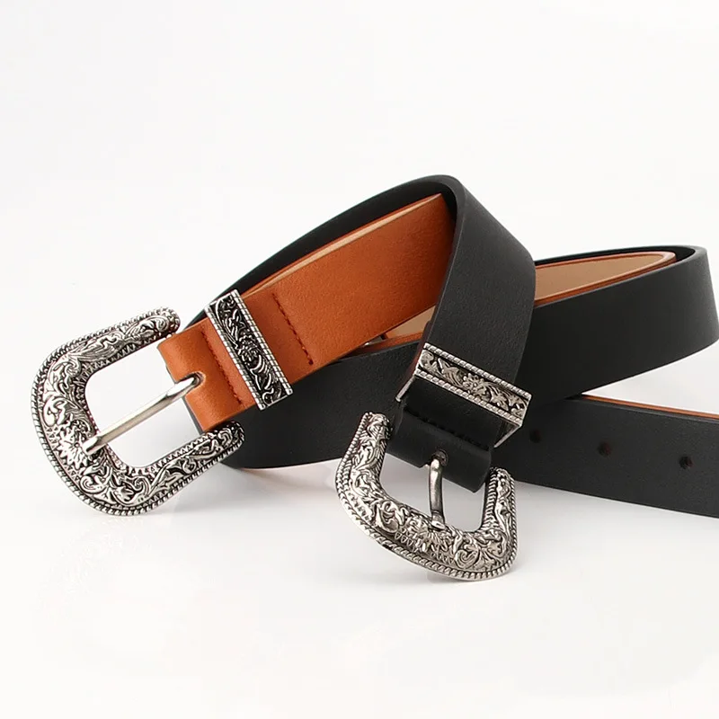 

Women Vintage Needle Buckle Belt Versatile Fashion Decorative Waist Belts Female Jeans Waistband Clothing Accessories