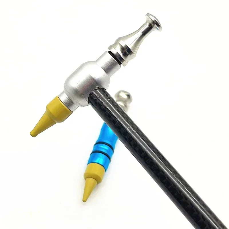 Marteau De Débosselage Voiture - 6 Embouts Caoutchouc, Filetage 8 Mm, Pour Retirer Bosses Sans Rayer, Réparation Grêle Ou Chocs Légers