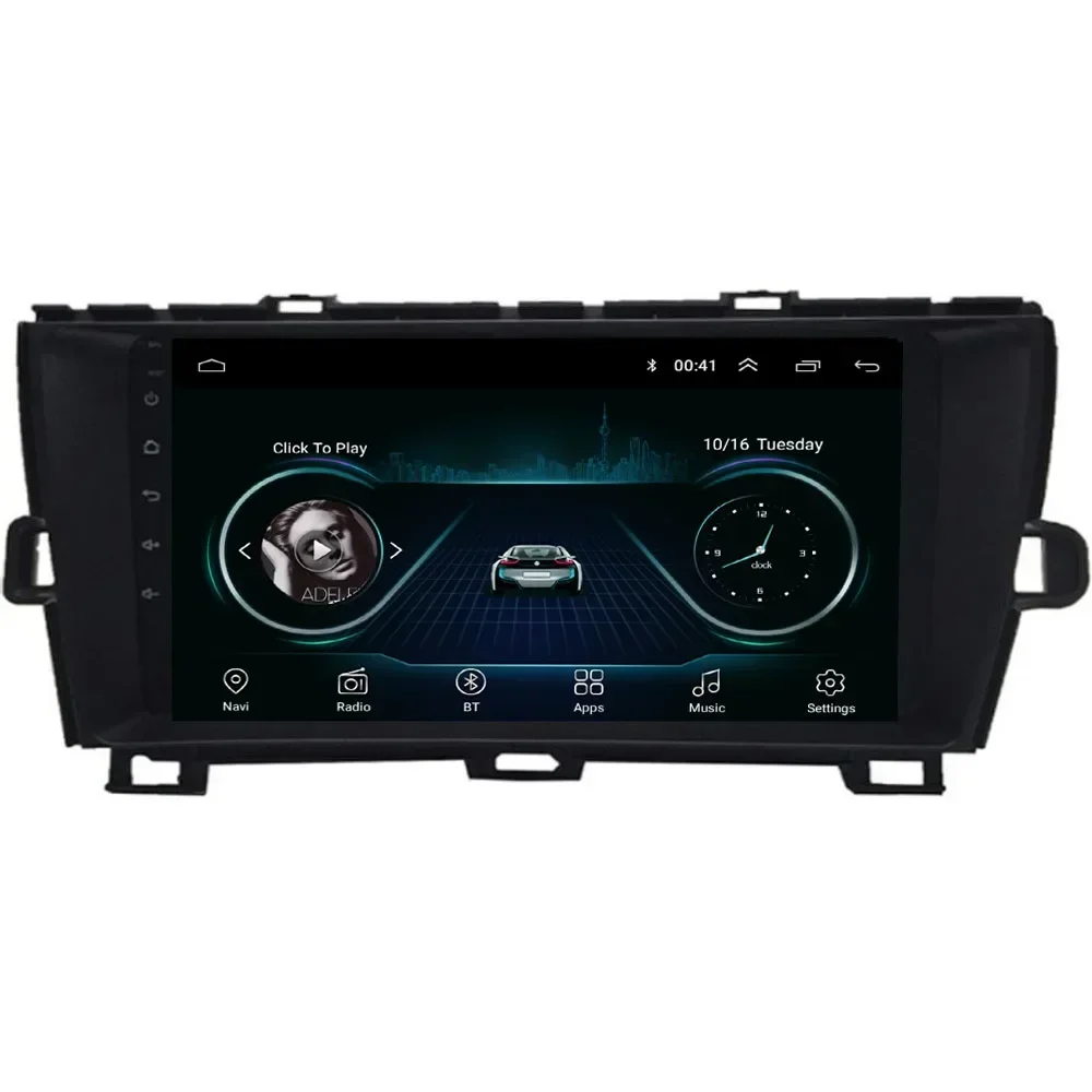 

8G+128G QLED For Toyota Prius Android 13 Radio 2009 2010 2011 2012 2013 Multimedia Stereo Car DVD Player GPS Navigation Camera