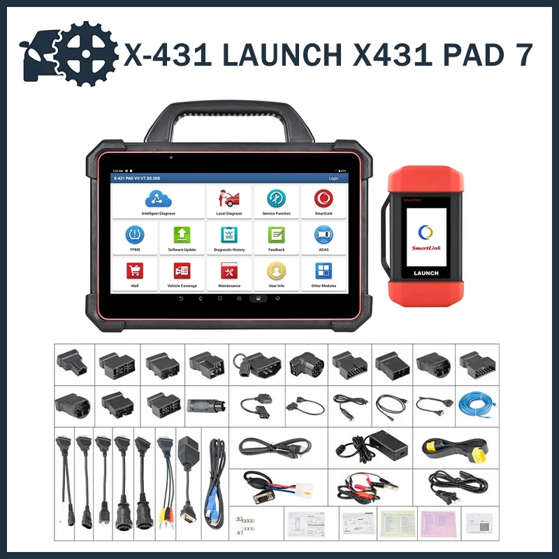 

X-431 LAUNCH X431 PAD 7 & X-PROG3 Set Automotive Diagnostic Programming Tool All Key Lost Key Programmer Immobilizer PADVII PAD7