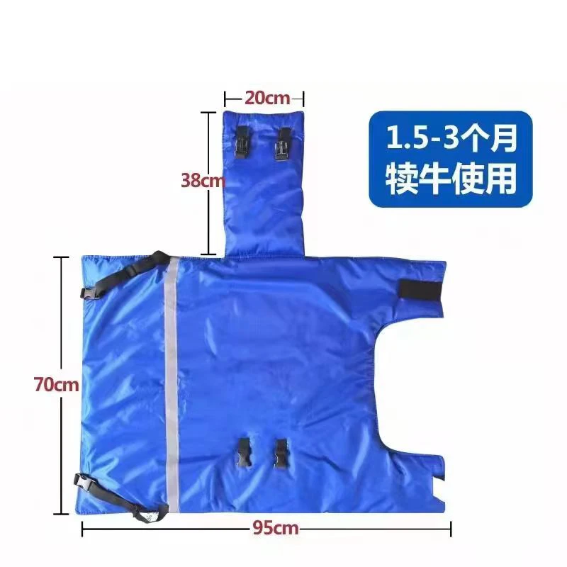 Cow Calf Vest Calf Cold Protection Coat Thermal Suit Livestock Oxford Fabric Coat Wind-Proof and Water-Proof Warm Clothing